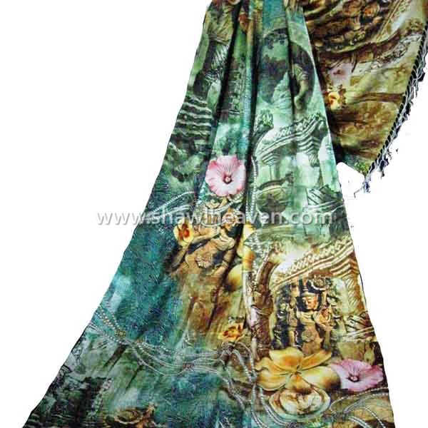 modal digital print promotional scarf/stole/foulard/hijab